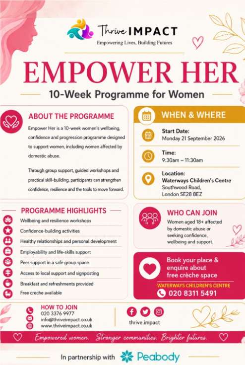 Empower Her 10-week programme for women