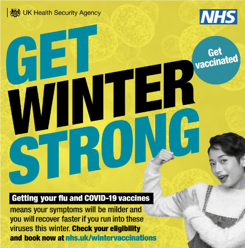 Get vaccinated get winter sttong